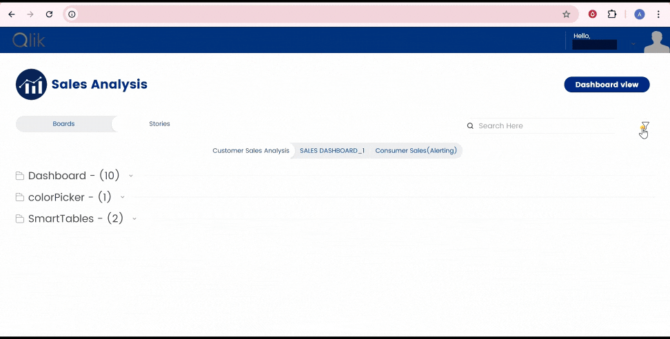 Custom filter mapping